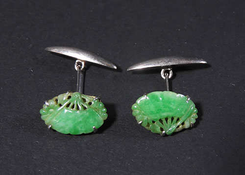 翡翠 カフスボタン売却済 | 【骨董品買取】日本全国対応・老舗骨董店の