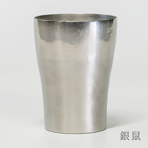 チタン二重タンブラー 玲 和み 銀鼠