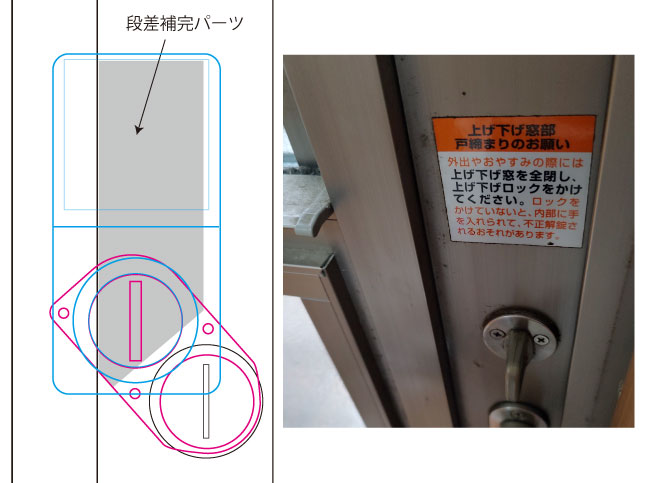 サムターンオフセットアダプター | キュリオロック スイッチボット