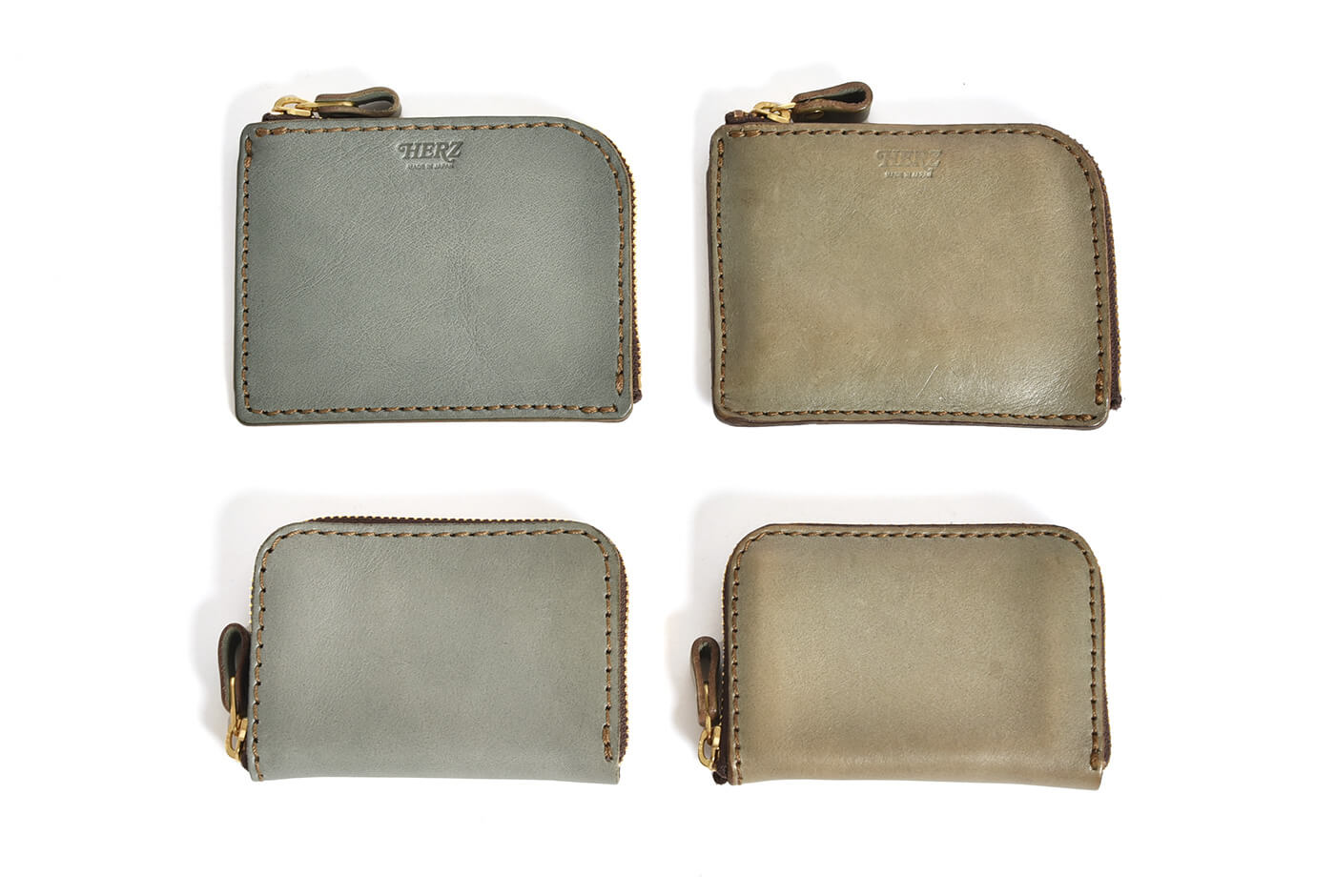 限定色のアイビーグレイ革で作る、HERZ冬の企画2024-25｜革鞄・革小物