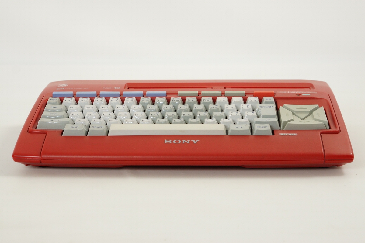MSX SONY HIT BIT HB-10 Home Computer Red Maintained Tested 213320
