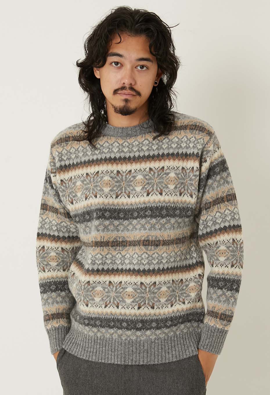 Harley /オールオーバー フェアアイル クルーセーター | HARLEY