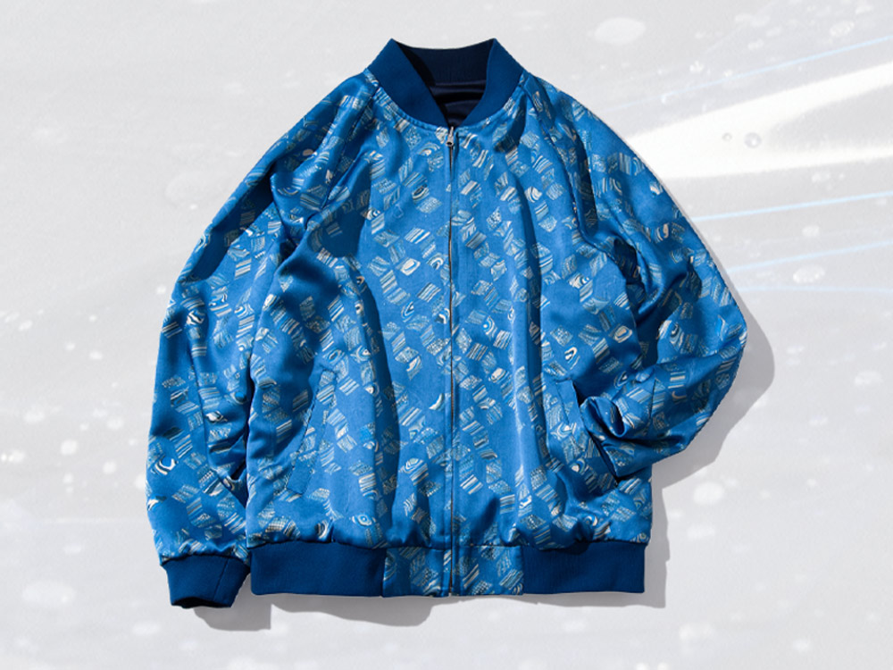 BLUE BLUE JAPAN | ブルーブルージャパン | マーブルプリント サテン