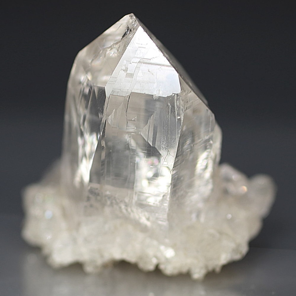 天然水晶 群晶 クラスター 原石｜存在感のある一点もの｜QC-001 天然