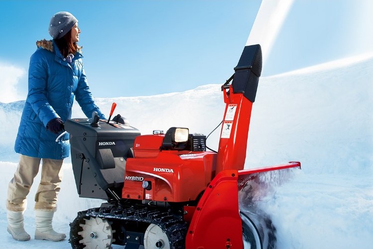 CREC 除雪機 赤 キャタピラ式 引き取りのみ！ CREC 除雪機 赤