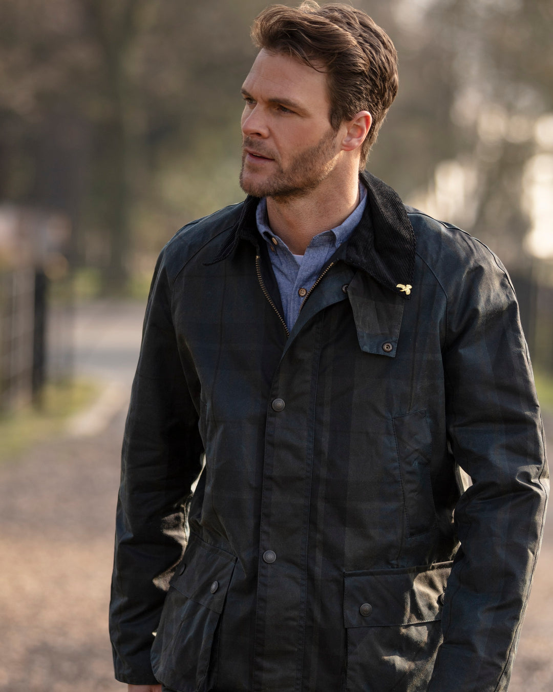 Landowner Jacket Dundee Check | Mens Wax Jackets | John Partridge & Co