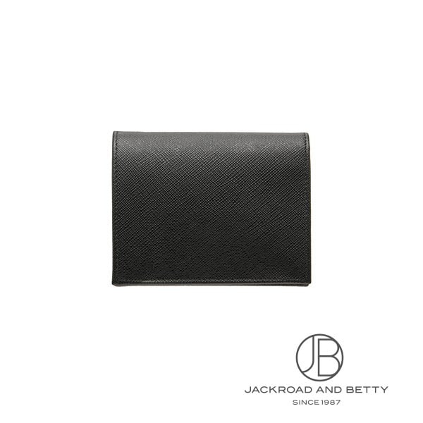 サフィアーノレザー ウォレット ネロ ブラック 黒[1MV204 QWA F0002