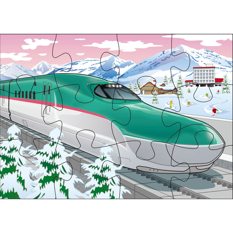 KMN-JP-25 STEP2 カラフルしんかんせん 9/12/16/20ピース くもん出版