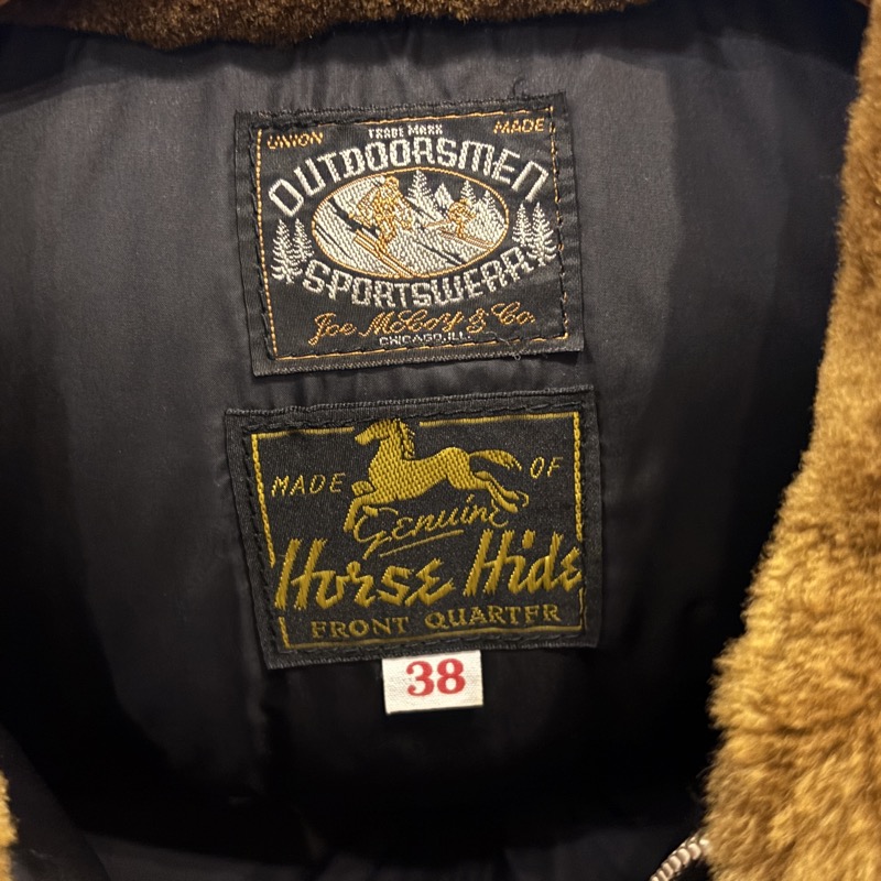 THE REAL McCOY'S(リアルマッコイズ)のムートンカラー ホースハイド