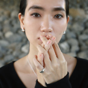 ハートシグネットリング SV