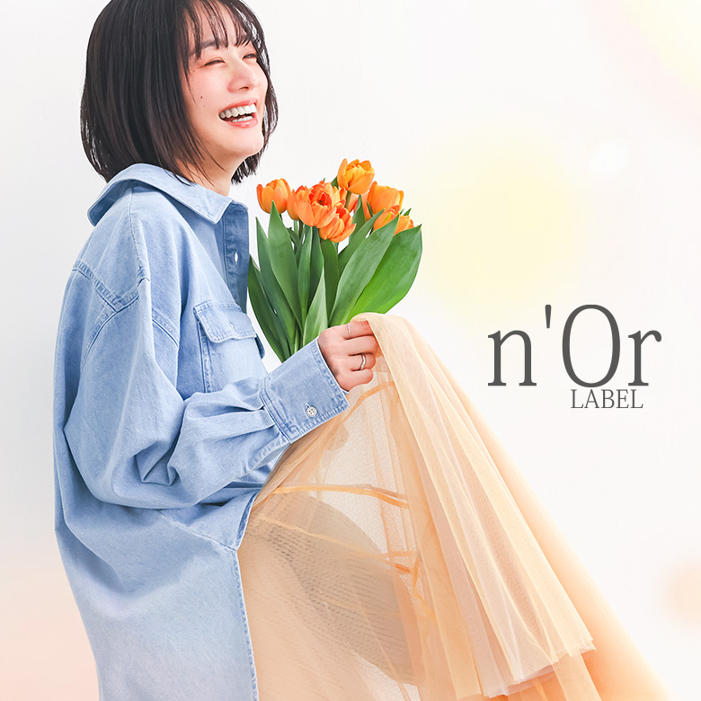 somari imaginationデニムフード6分袖ワンピース』