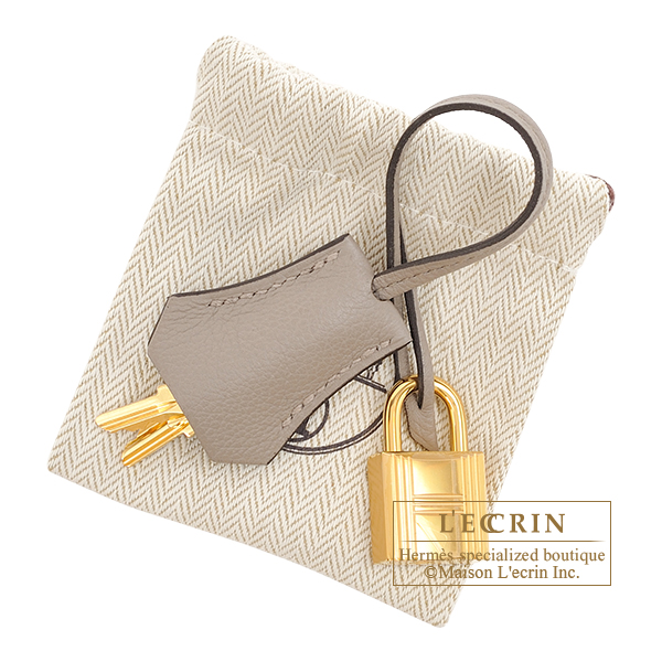 エルメス バーキン25 グリアスファルト トリヨンノビーヨ ゴールド金具