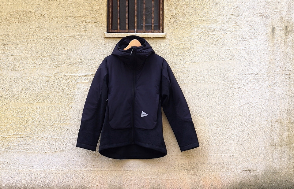and wander アンドワンダー top fleece jacket ＜ブラック＞ 商品詳細