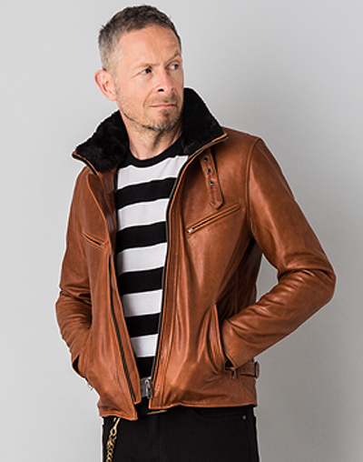 COW HIDE BROWN - レザージャケット 革ジャン 本革専門通販 リューグー