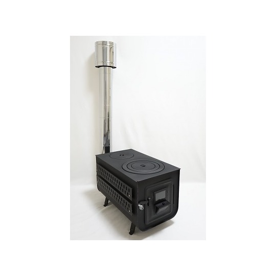 薪ストーブ キャンプセット角型窓付きガード付”ベイダー” 商品詳細│薪