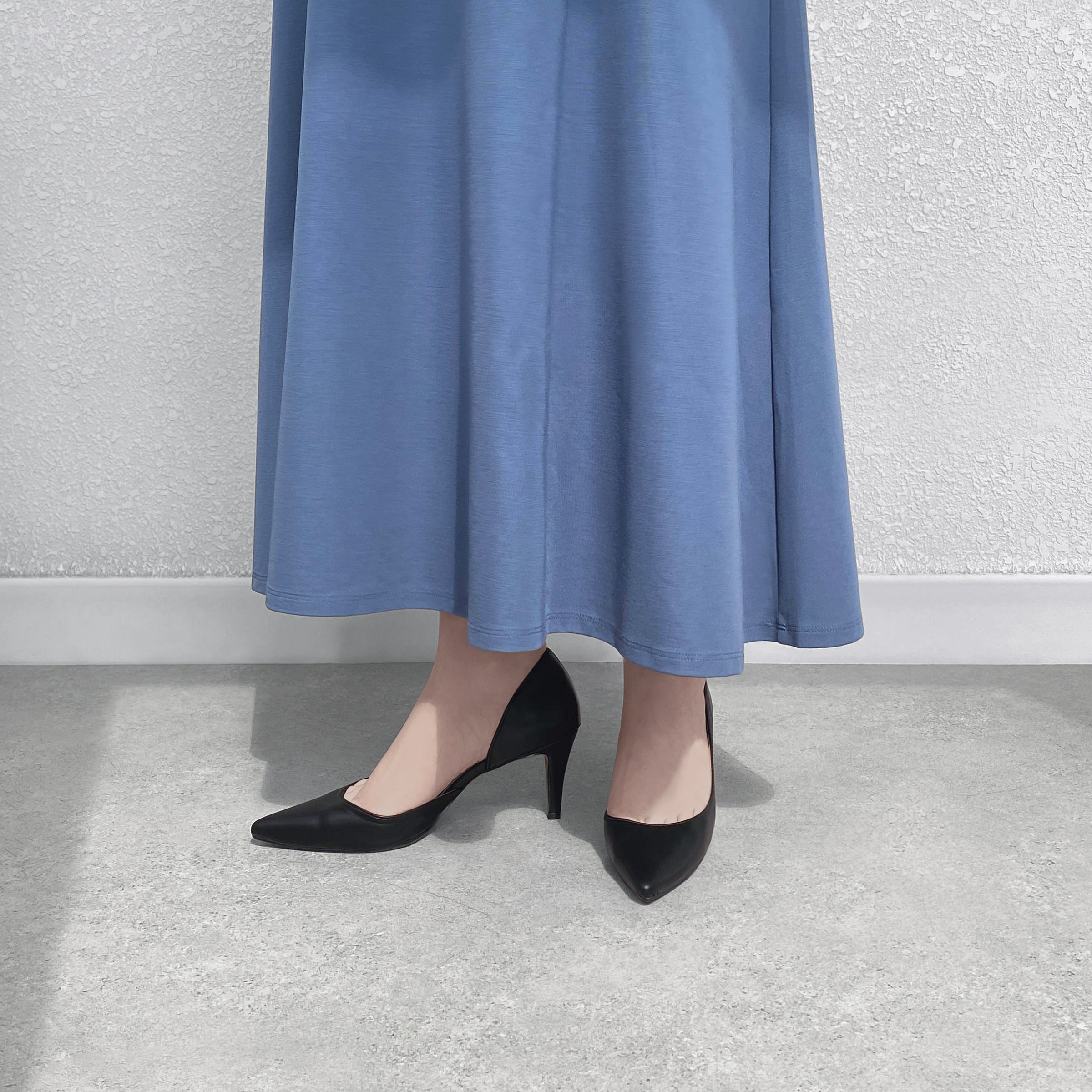 10%OFF：2025SSBI：ポインテッドトゥ サイドカット パンプス（7674