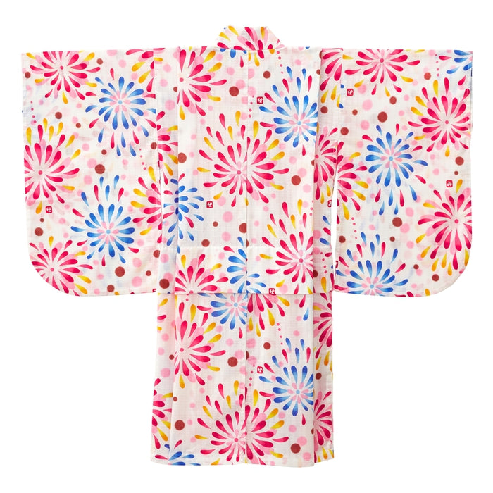 花火柄浴衣（女児用） – ミキハウスオフィシャルサイト