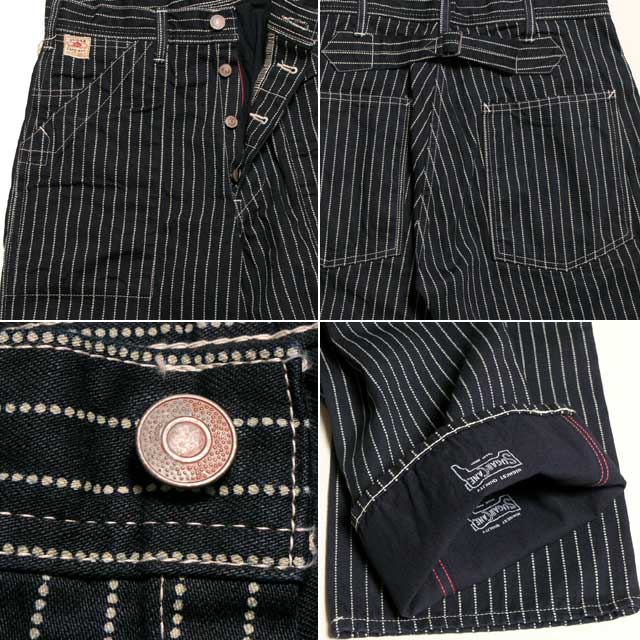 SUGAR CANE(シュガーケーン)WABASH STRIPE WORK PANTS【ウォバッシュ
