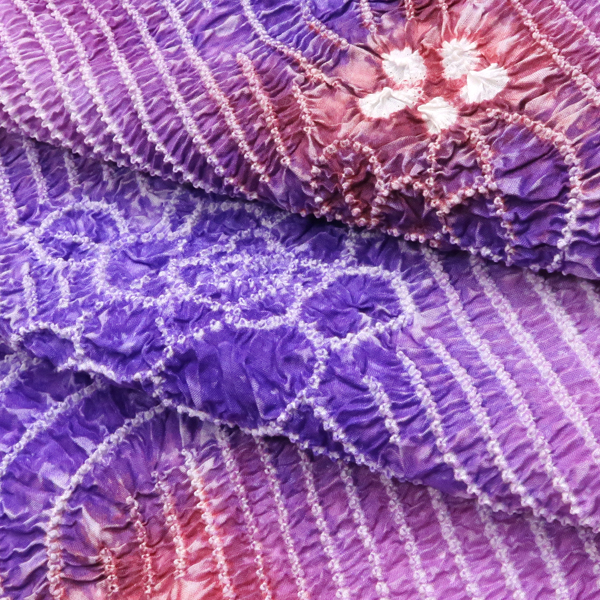 オンラインカタログ]絞り浴衣 有松鳴海しぼり 伝統工芸品 本絞り 疋田