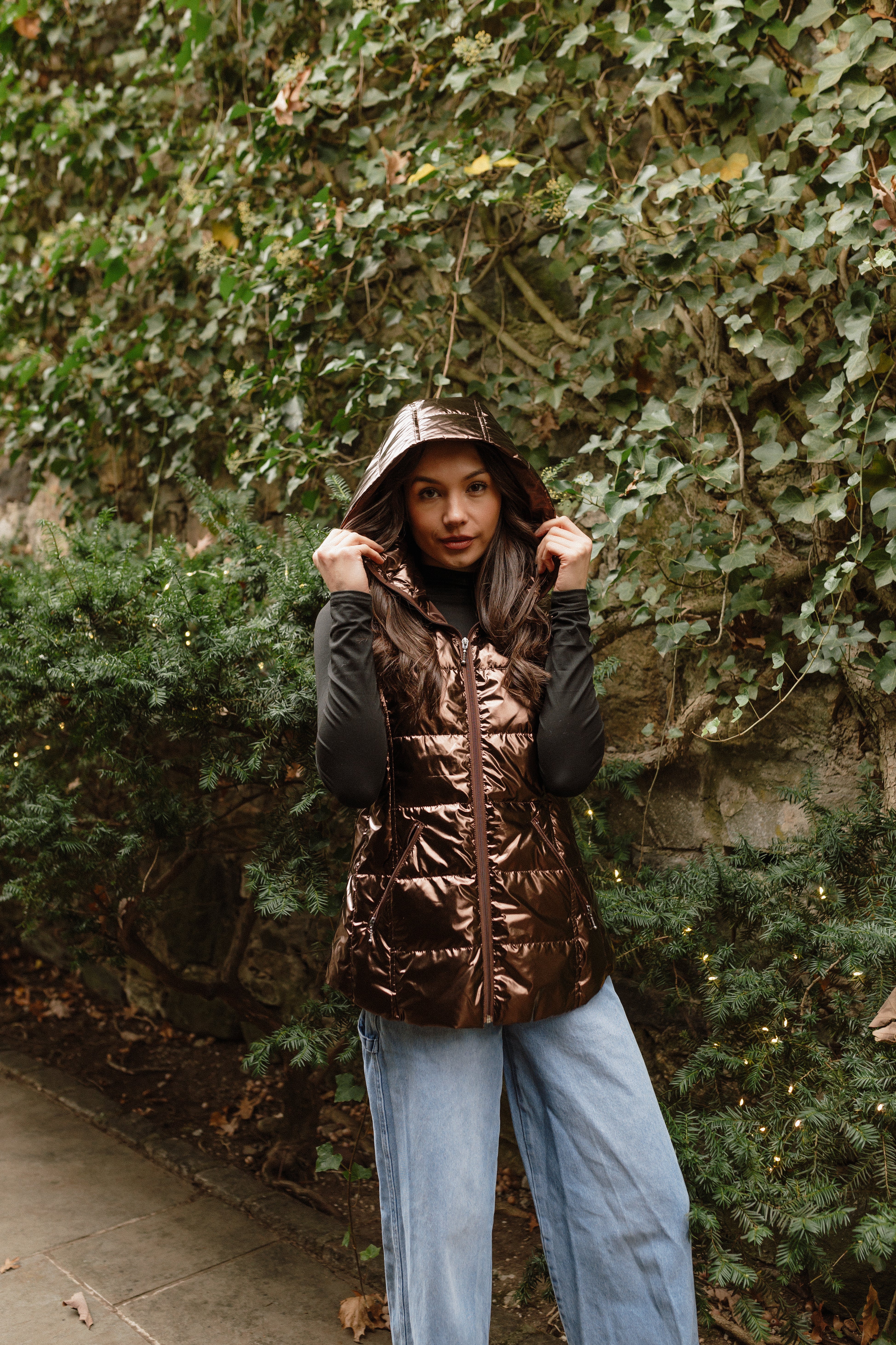 Cosmic Metallic Down Vest – MyAnorak