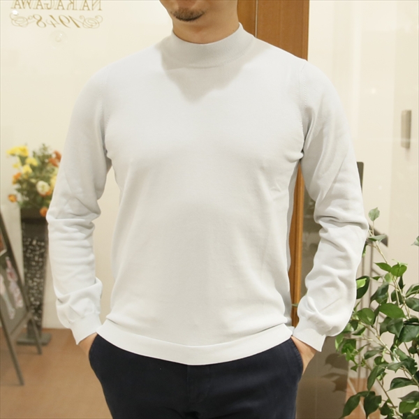 GRAN SASSO グランサッソ 12G ソフトコットン モックネック ニット 12