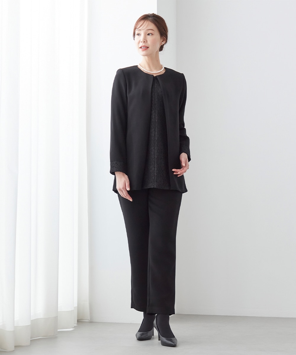 日本製レース使いフレアチュニック【アトランダム】 通販【ニッセン】