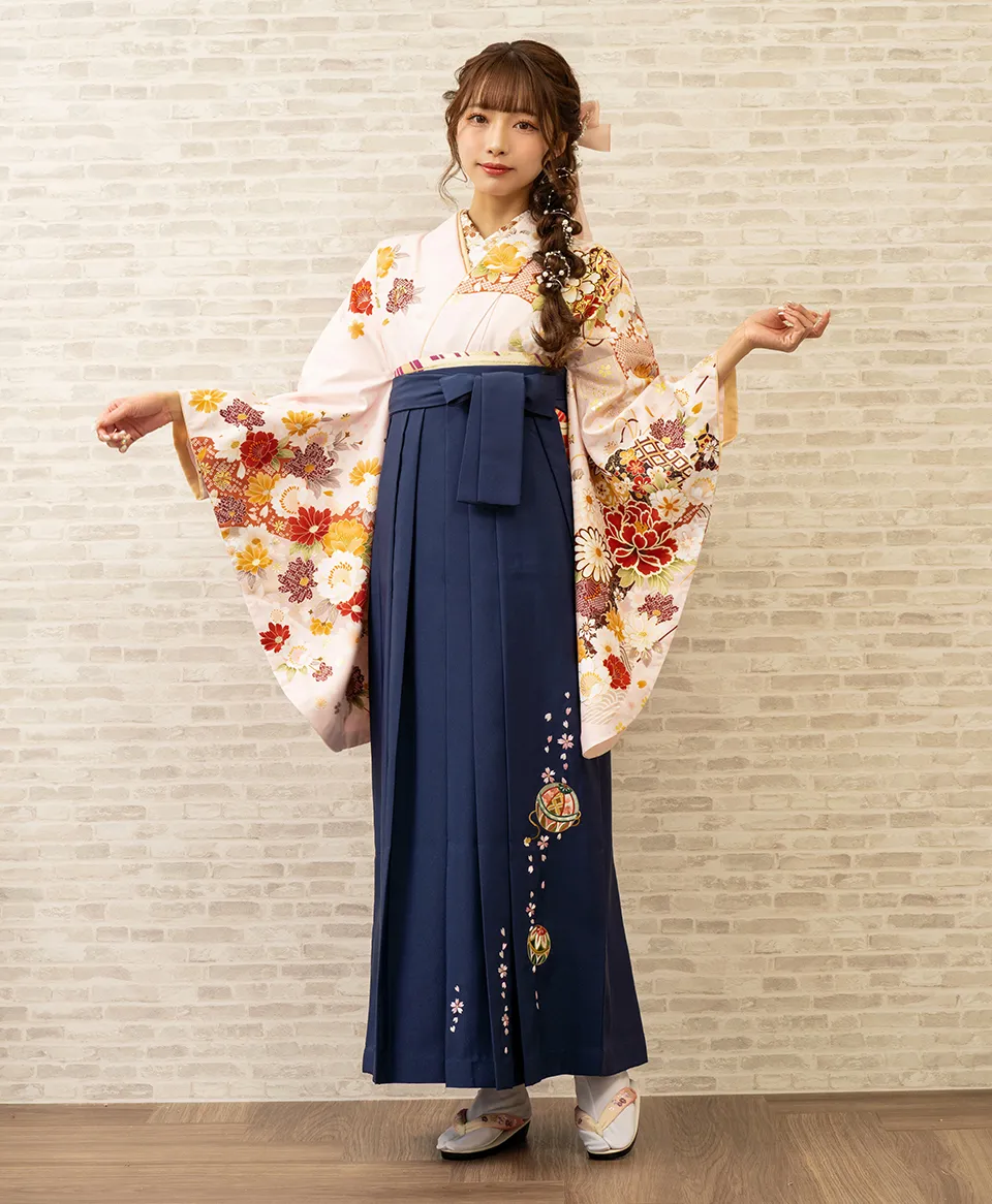 レンタル着物BB4002×袴KOT085 | 【京都さがの館】卒業式袴レンタル