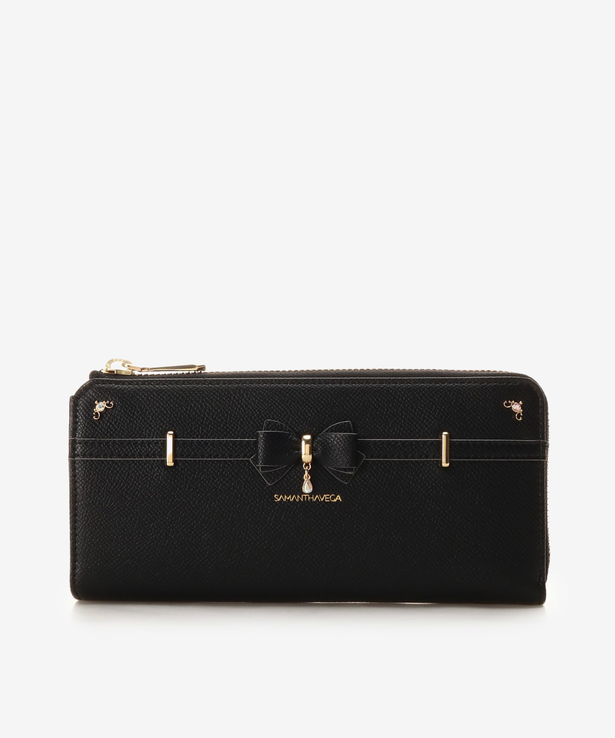 アクセントリボン 長財布(FREE ブラック): SAMANTHAVEGAサマンサタバサ
