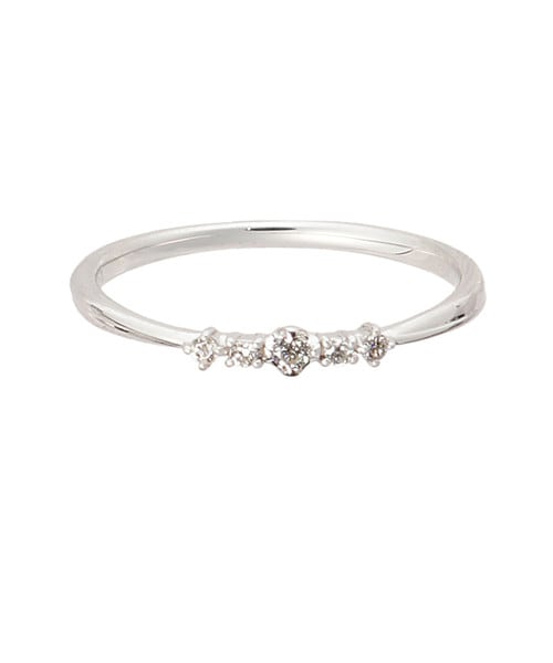 K10 WG ダイヤモンド リング(7号 K10 ホワイト): Samantha Tiara