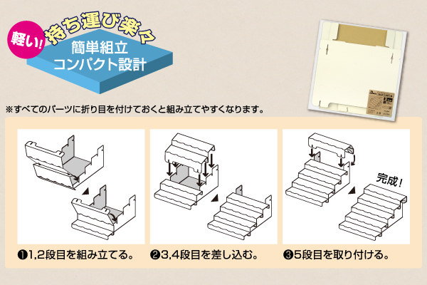 ORIGINAL WORKS(オリジナルワークス) - PRODUCT - 組立式5段飾り棚