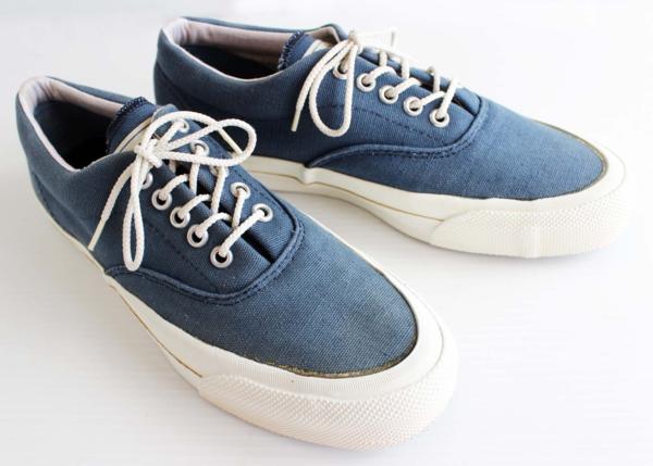 80s USA製 CONVERSEコンバース スキッドグリップ 紺 6.5 - Sixpacjoe