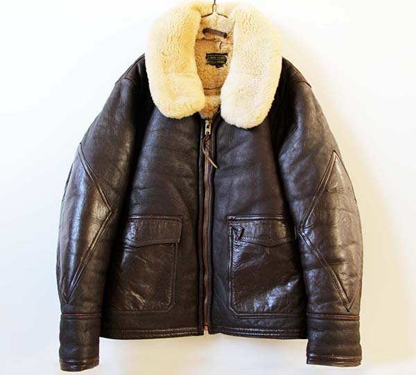 WILLIS AND GEIGER M445 ムートン フライトジャケット焦げ茶42