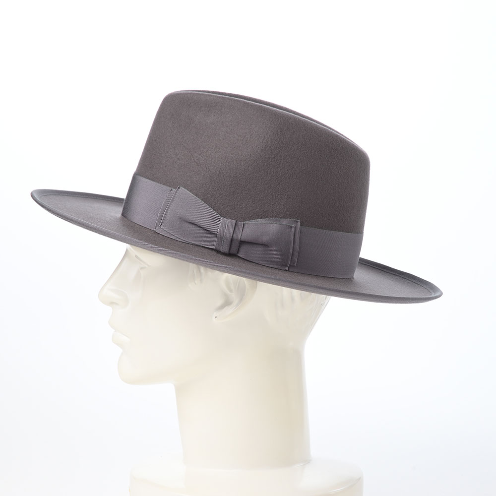 WOOL FELT LONG FLAT BRIM（ウールフェルト ロングフラットブリム