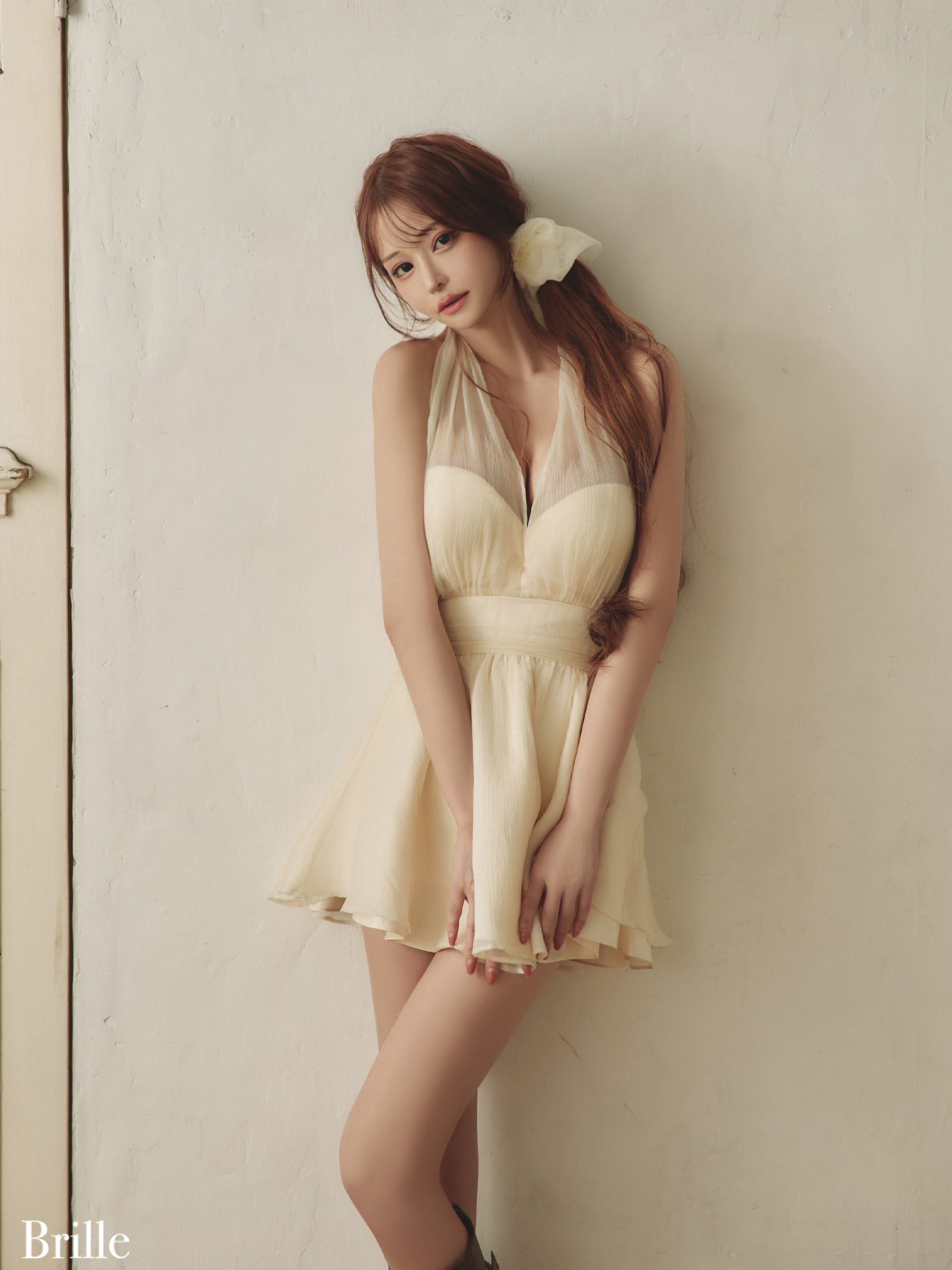 XSサイズあり【brille/ブリエ】【ROBE de FLEURS/ローブドフルール