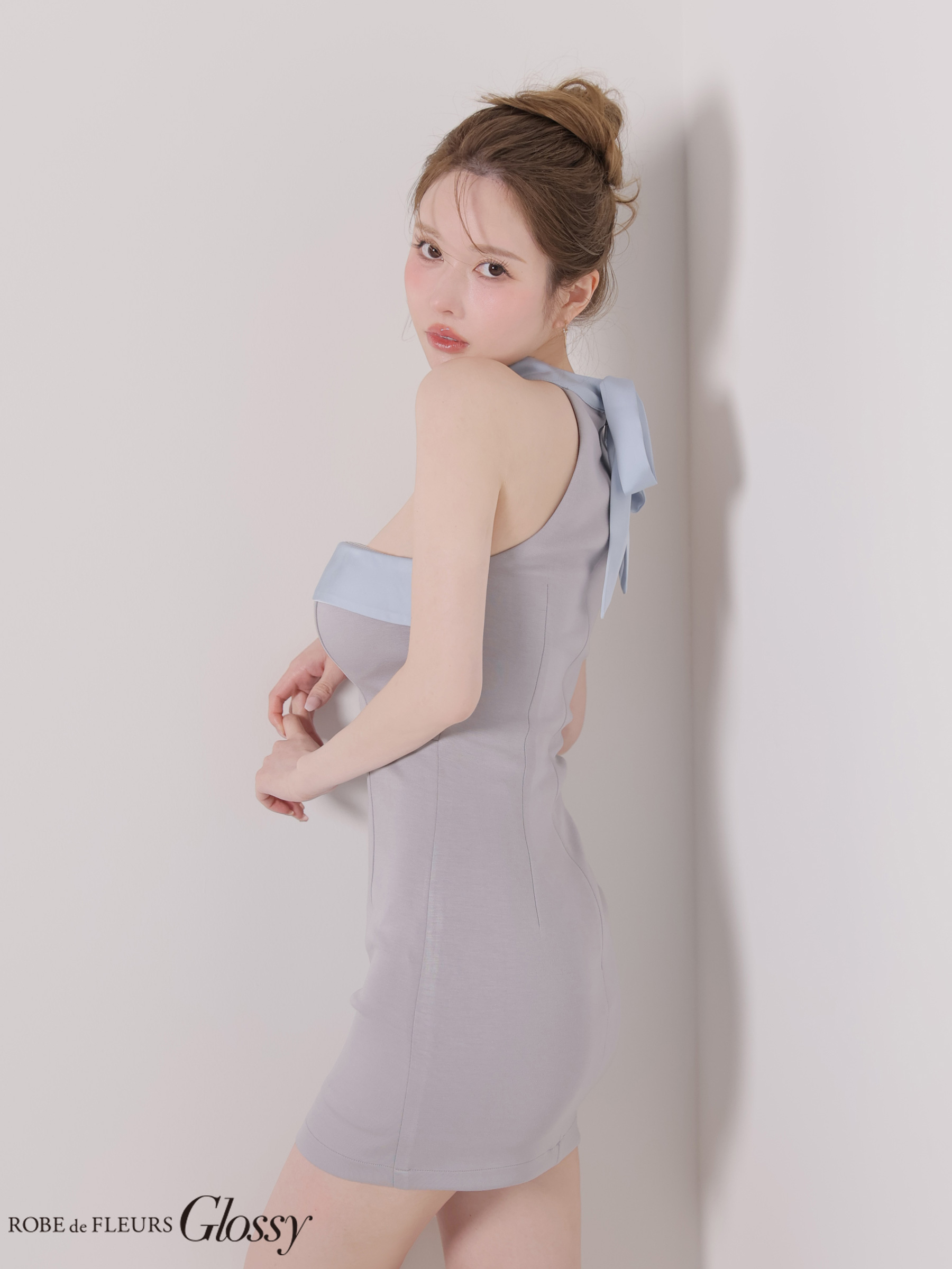 XSサイズあり【Glossy/グロッシー】2way/ チョーカー風/ バストジップ