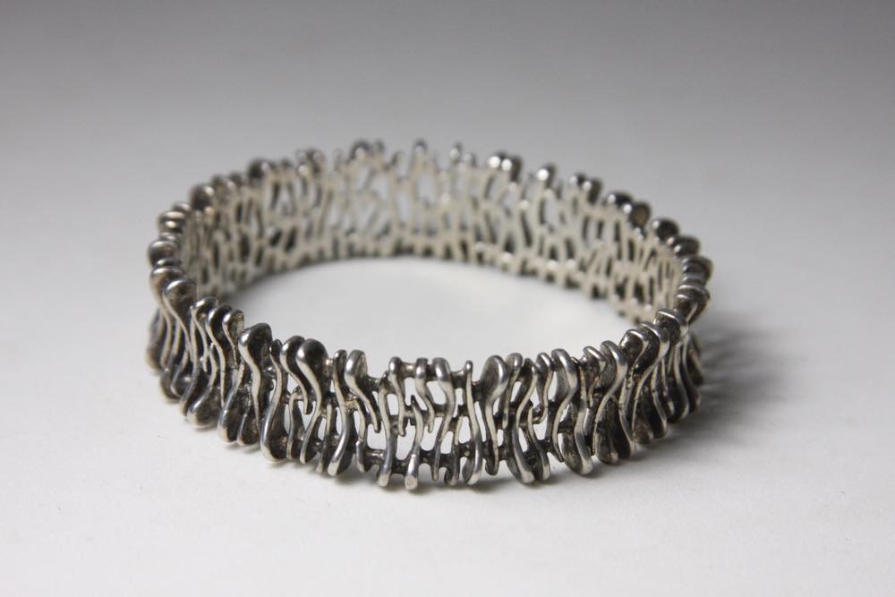 デンマークヴィンテージアクセサリー/シルバーバングル