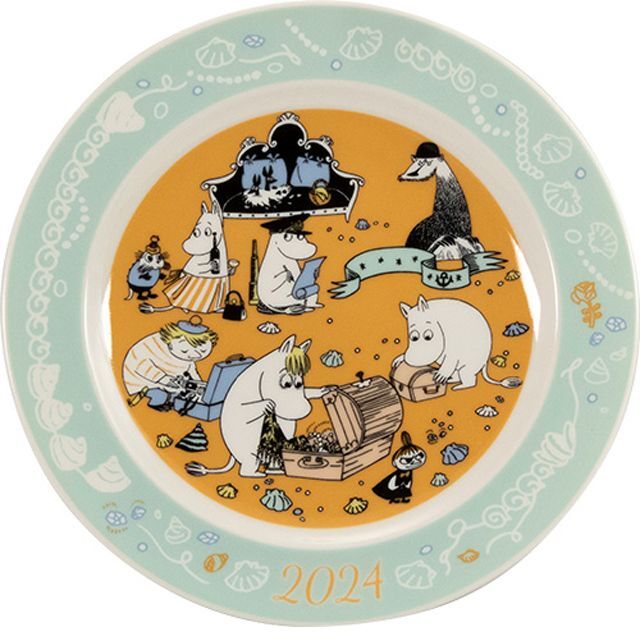 ムーミン2024イヤーズプレートYMK-MM2024YP