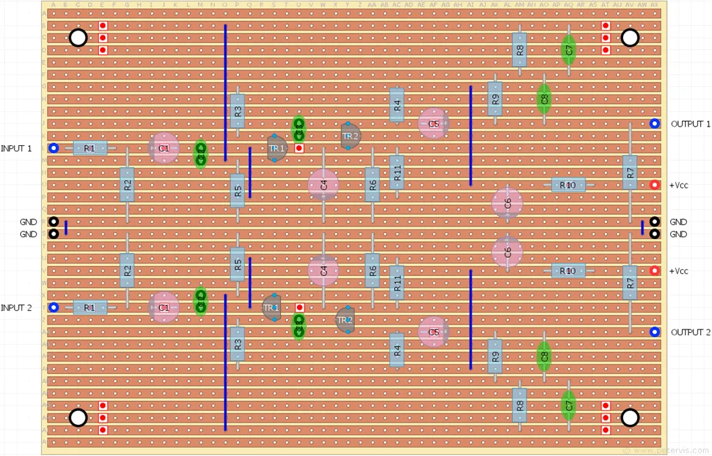 RIAA Preamplifier Utilising BC547
