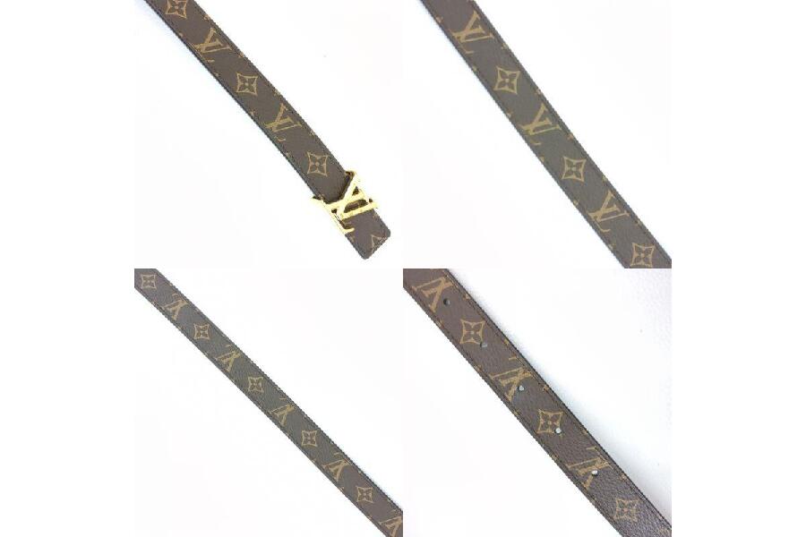 ルイヴィトン ベルト LVアイコニック20mmリバーシブル モノグラム 85