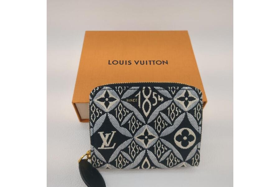 美品 ルイヴィトン モノグラム ジャガード Since 1854 ジッピー コイン