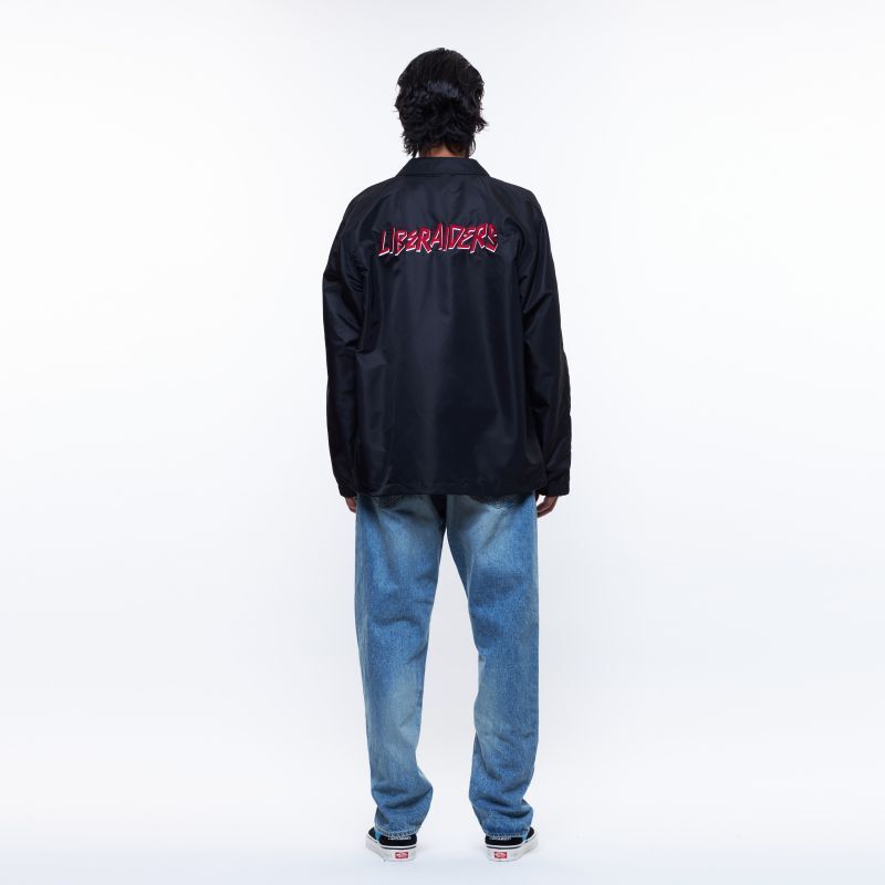 Liberaiders METAL LOGO NYLON COACH JACKET (BLACK) 760072301 公式通販