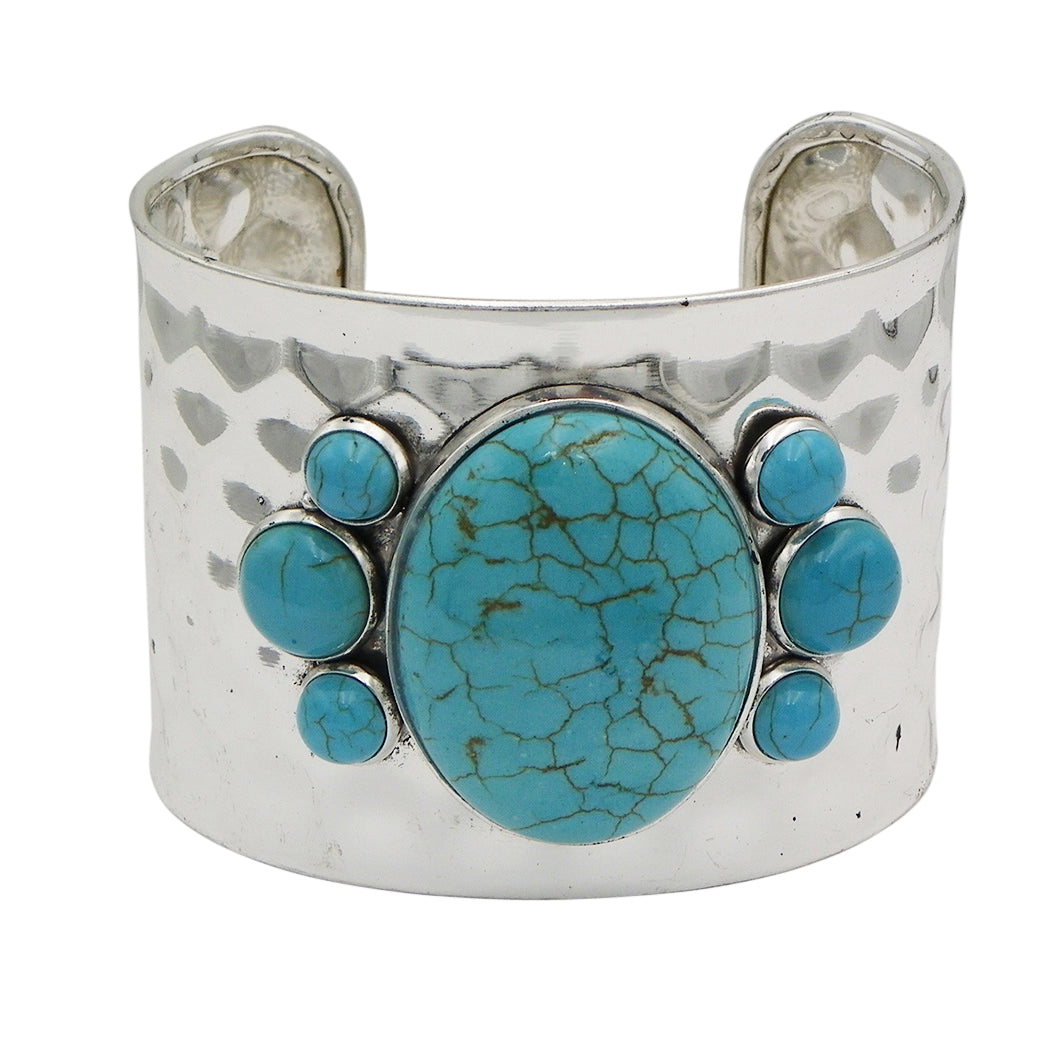 Cowgirl Glam Western Semi Precious Turquoise Howlite Stone
