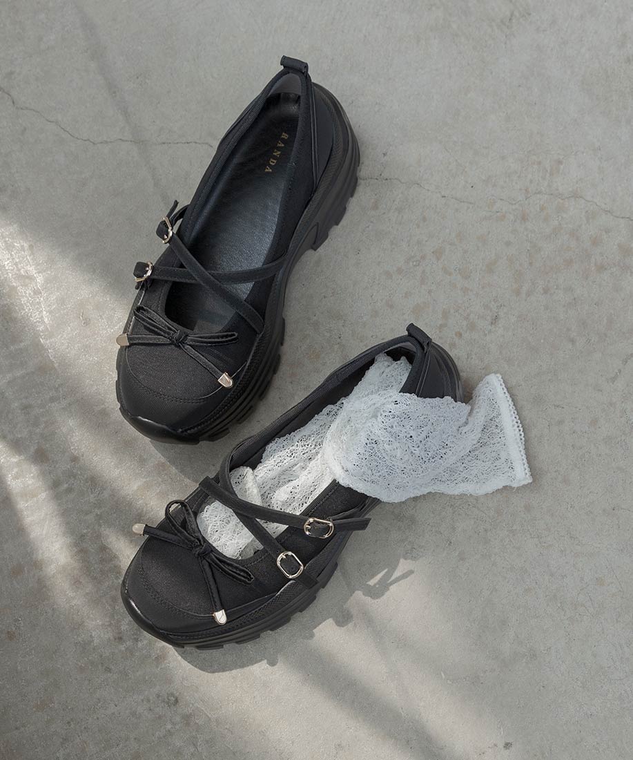 SALE】ボリュームソールトゥシューズライクスニーカーRANDA公式サイト