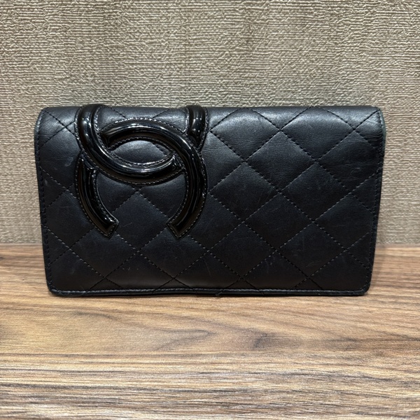 シャネル カンボンライン ラムスキンココマーク 長財布お買取金額のご