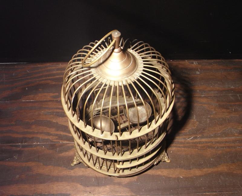 真鍮製鳥かご、イタリア製バードケージ LCM 5085