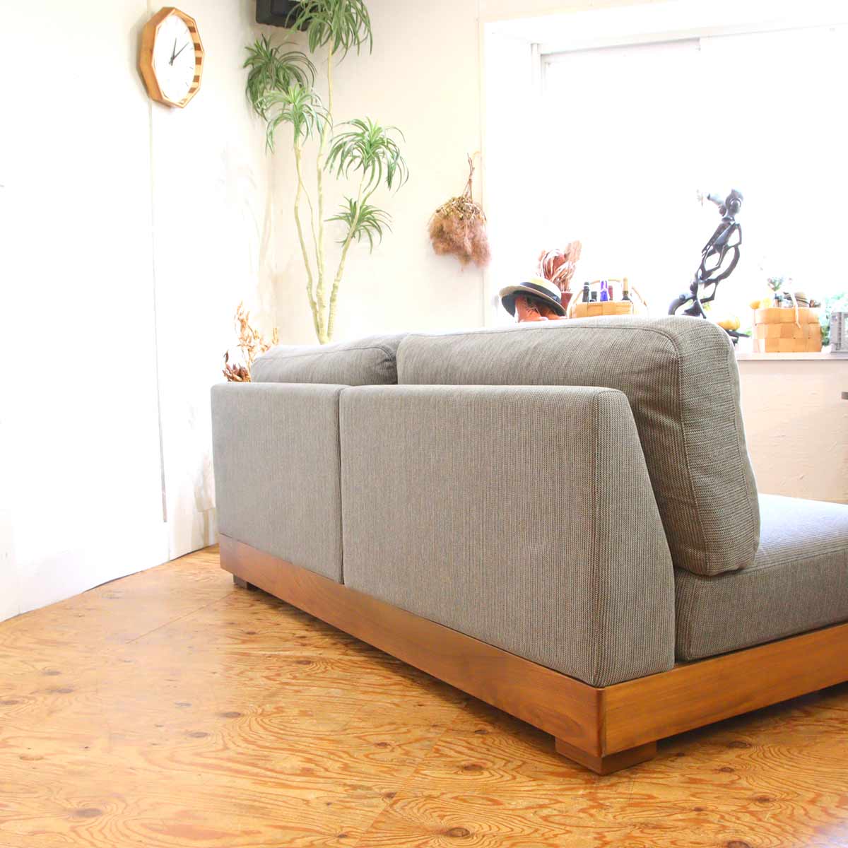 IDC大塚家具 テスタ ローソファ 二人掛け 2Pソファ アームレス エ