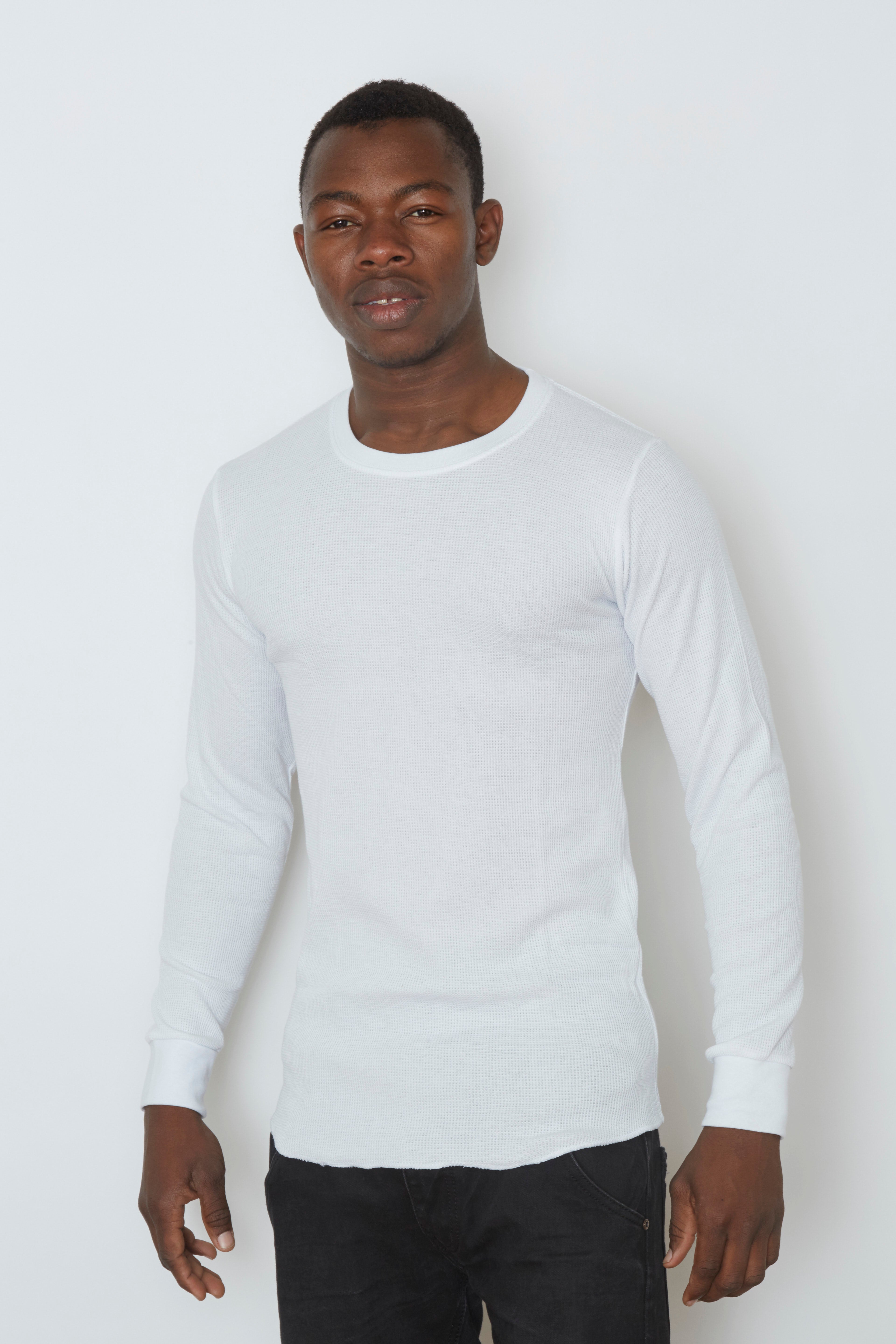 Rich Cotton Light Weight Thermal Waffle Shirt