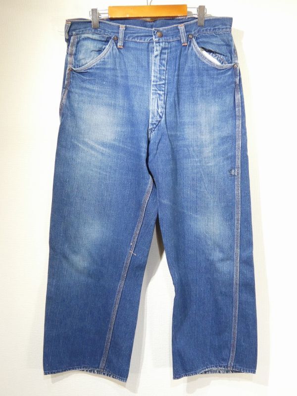 50s JC Penney BIG MAC DENIM PAINTER WORK PANTS (2) - RICUR