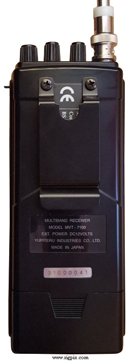 RigPix Database - Yupiteru - MVT-7100