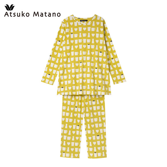 ワコール マタノアツコ ルームウェア 長袖パジャマ 上下セット MEME